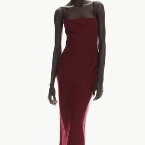 Open-back Satin Dress Size S